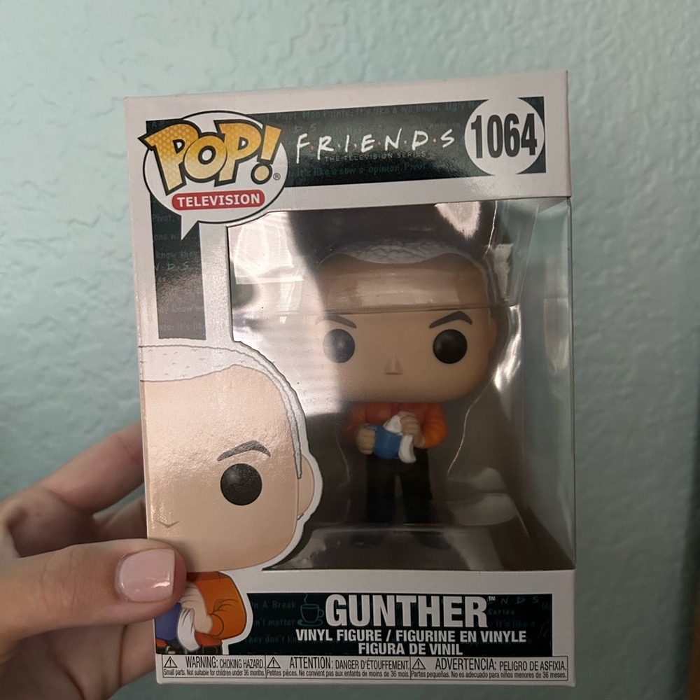 Funko Pop Friends Gunther Figure - Orange and Black